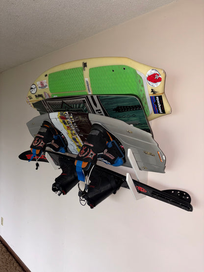 Compact Wakesurf Board Rack – Holds 4 Boards | Free Shipping