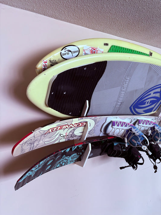 Compact Wakesurf Board Rack – Holds 4 Boards