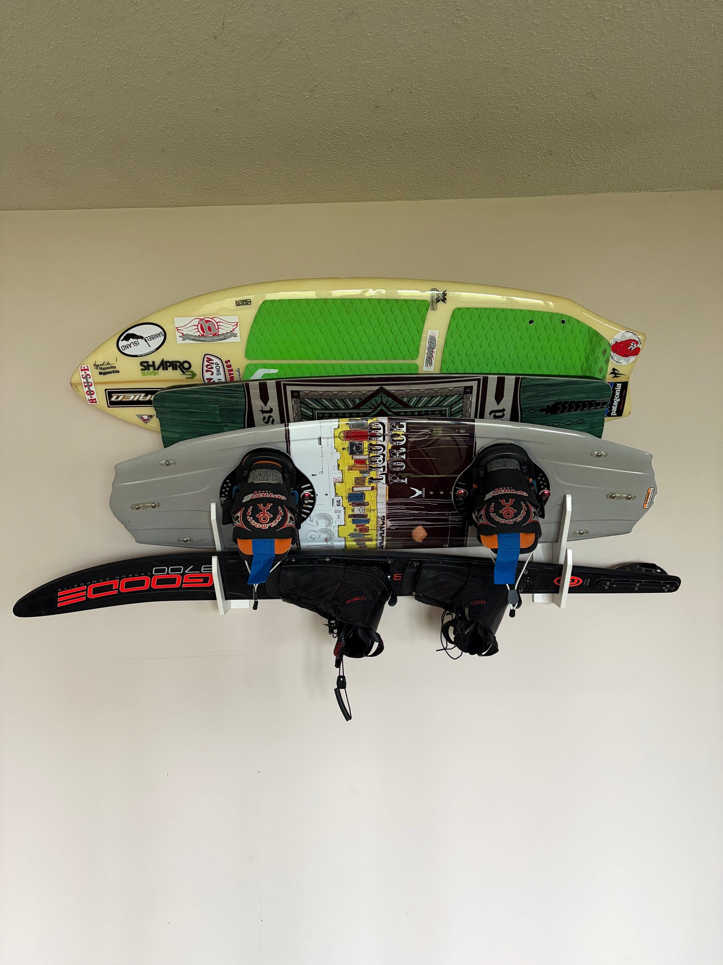 Compact Wakesurf Board Rack – Holds 4 Boards | Free Shipping